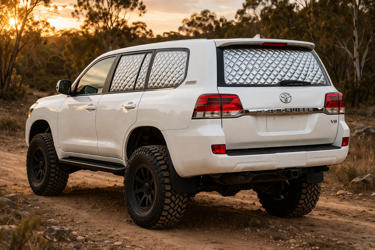 Landcruiser 200 Solar Screen Set