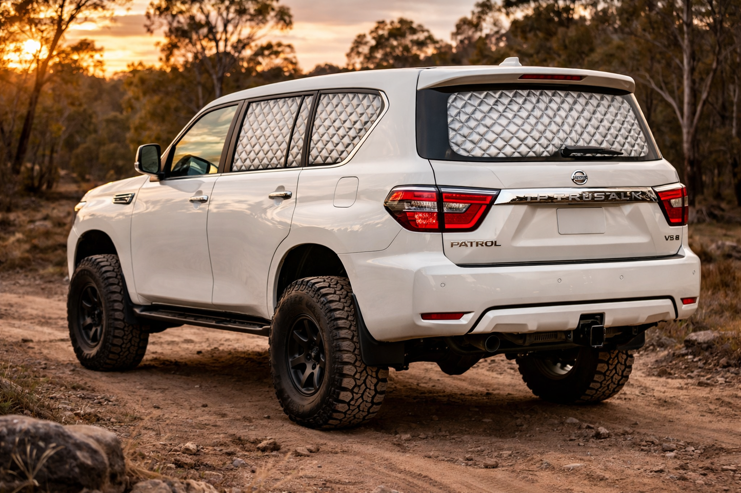 Nissan Patrol y62 Solar Screen Set